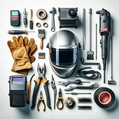 Comprehensive array of welding tools and equipment for various projects.